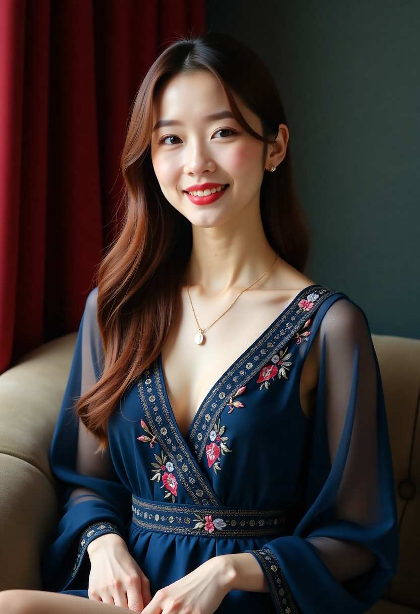 演员在片场交流剧本